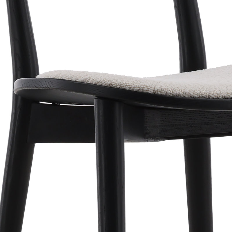 Lora 39" Tall Counter Stool, Cream