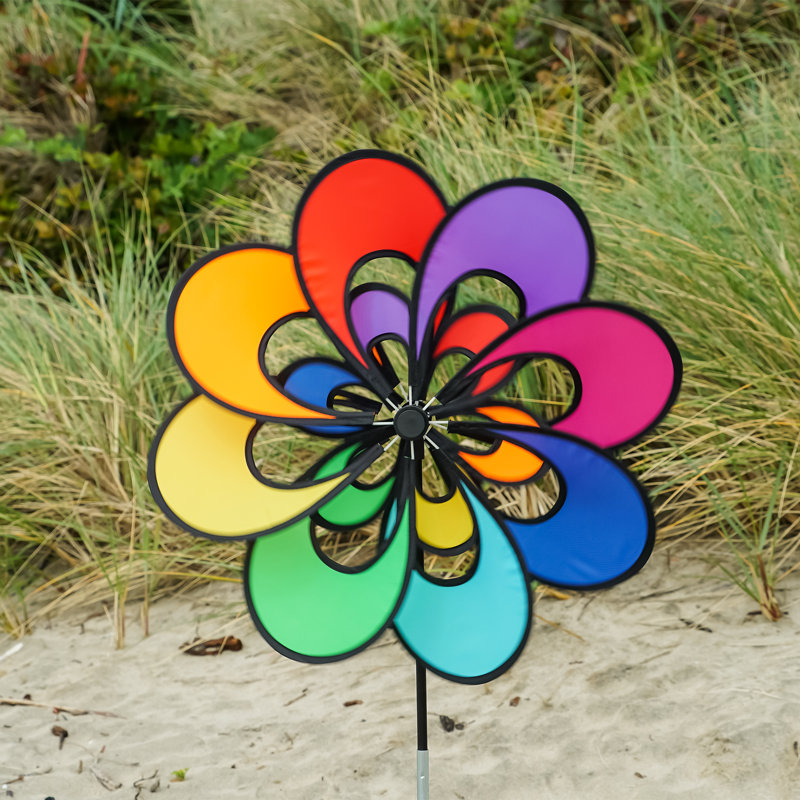 Double Windee Wheelz Garden Spinner
