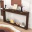 Console moderne en bois avec arche incurvée et tiroirs-1648998240