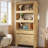Tall Bookshelf with Storage Drawers,Modern Bookcase with File Cabinet