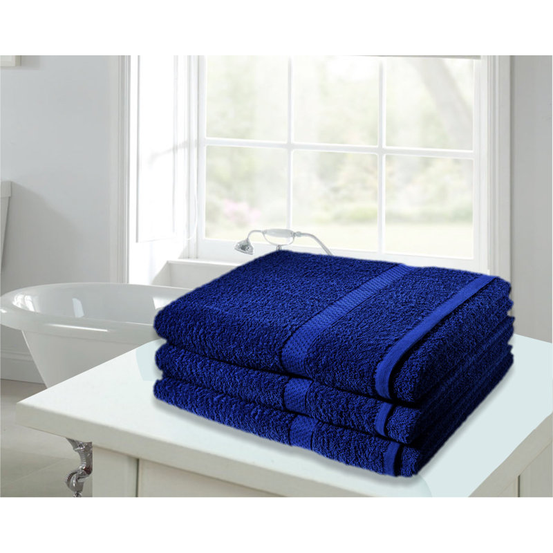 Midweight Bath Sheet, Navy