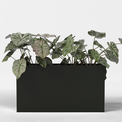 Greenline Fiberglass Alice Large Indoor/Outdoor Rectangle Planter -