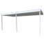 Abri d'auto / auvent de patio attaché gris froid-9751347