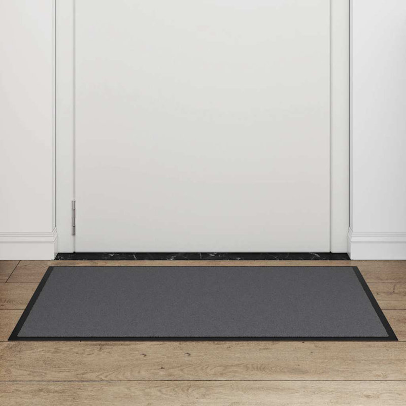 Doormat Non-Slip, Anthracite, 60cm W x 90cm L