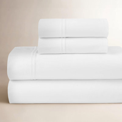 Two-Line Embroidered Cotton Sheet Set