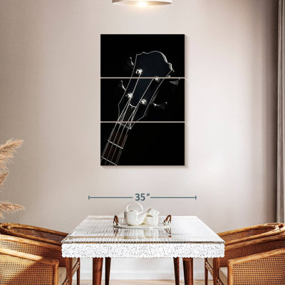 Abarca Head Of Black Guitar