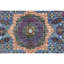 Hand Knotted Wool Area Rug in Blue And Beige