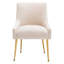 Chaise d'appoint en velours Surles-1918520125