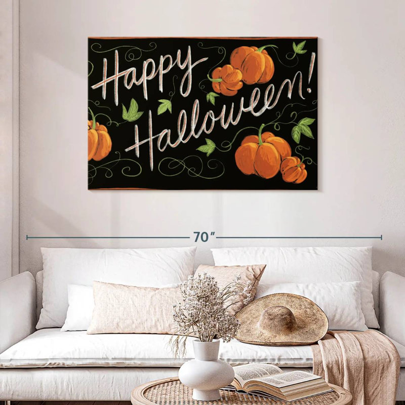 Citrouille d'Halloween Lelend, H 30 po x l 45 po