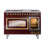 ILVE Nostalgie II Series Noblesse 48 inch Dual Fuel Range with 8 Sealed Burners, Griddle (Glass Door)-112295491-112295482-112295485