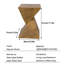 Douglaston Pedestal End Table