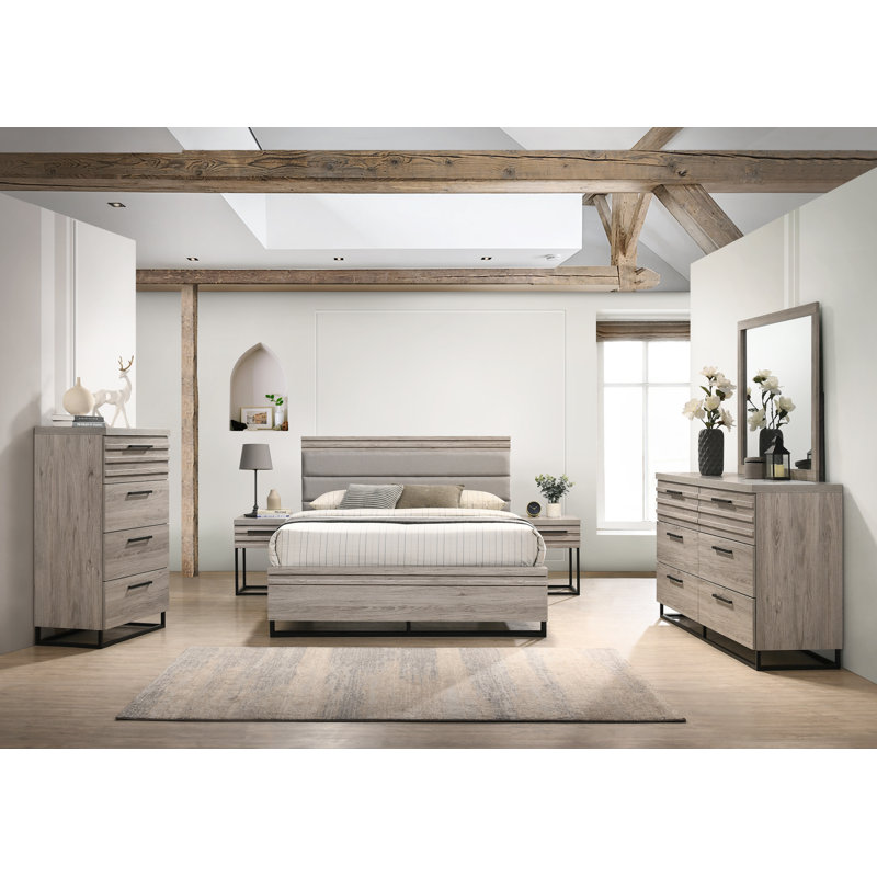 Earvin Piece Bedroom Set, Queen