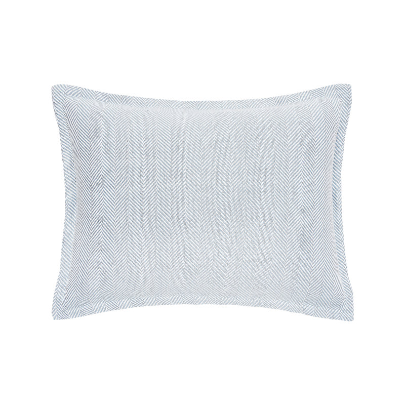 Orson 100% Cotton Sham, Fog, Standard