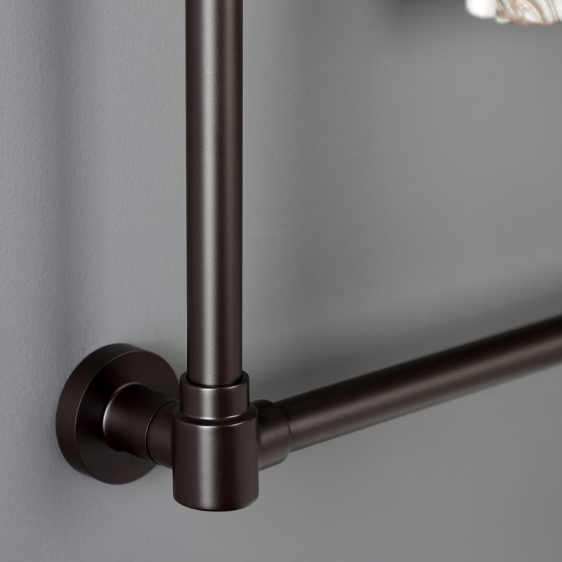 Kingston Brass Gallant 24-Inch Wall Mount 3-Bar Towel Rack, Oil Rubbed Bronze