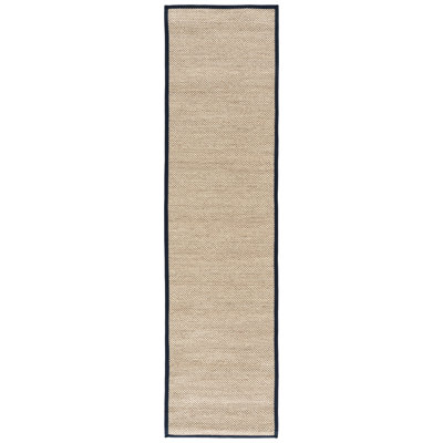 Natural Fiber Jute/Sisal; Cotton Solid Color Indoor Rug