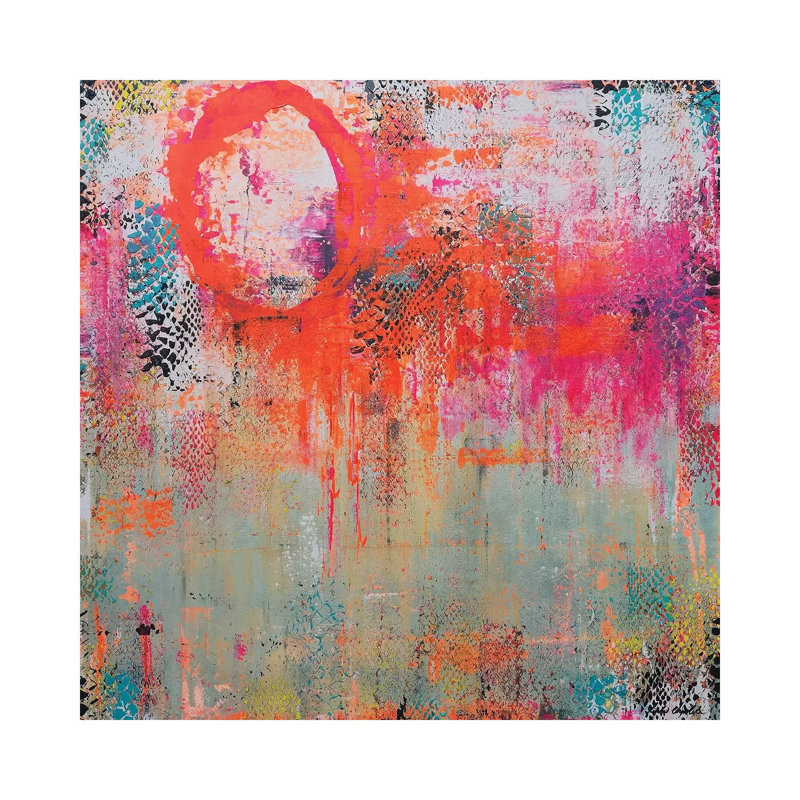 Soak Up by Linda Charles - Painting on Canvas, Wrapped Canvas, 30.48cm H x 30.48cm W x 1.91cm D
