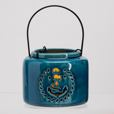 6.'' H Metal Lantern