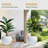 Kute Nest Indoor/Outdoor Fiberstone Globo Ball Planter - Santorini White 16"D (Opening 10.7")-114366449-114366457