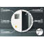 Huldar Glass Flat Wall Mirror
