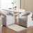 Modern Dining Chairs Upholstered Dining Room Chairs Accent Chairs With Casters For Dining Room Living Room Set of 2-1678307106