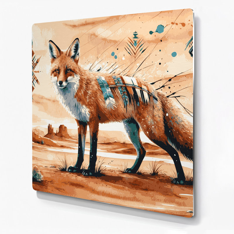 Art mural en métal 20 pi, 8" H x 8" W x 0.05" D