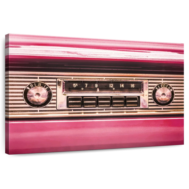 Abarca Retro Car Radio, 34" H x 51" W