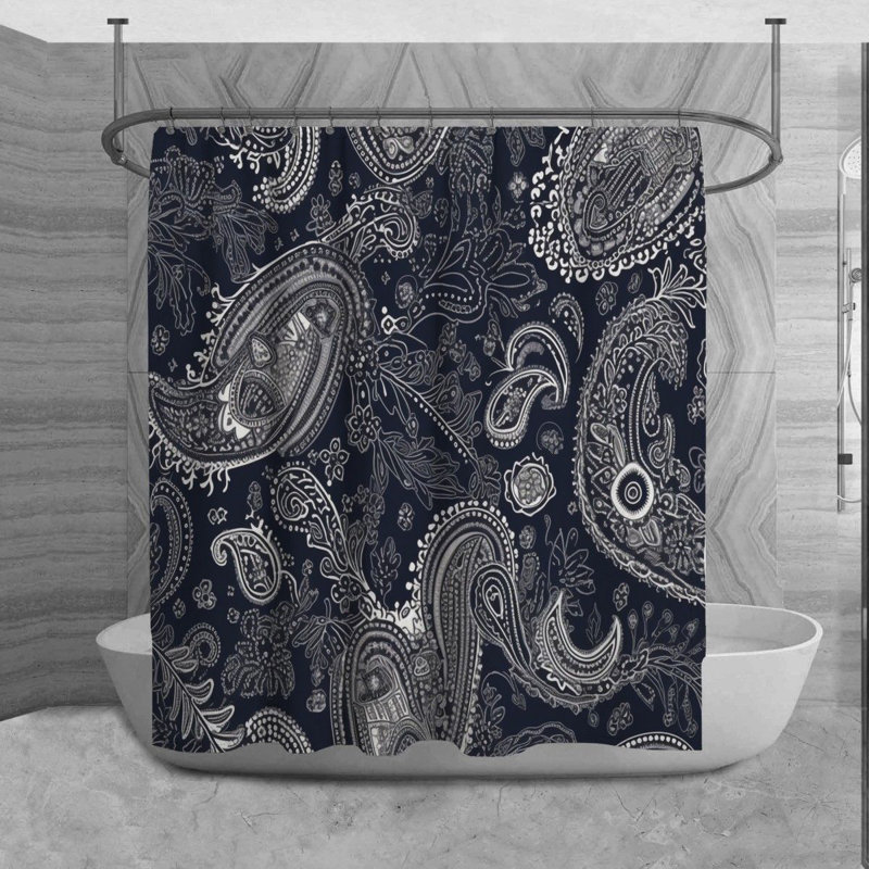 Tapis de bain Paisley, H 73 po x l 70 po