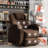 Power Lift Recliner Chair with Massage Ergonomic Recliner Chair for Elderly People, Single Massage Sofa with Two Cup Holders, Side Pockets,Front Armrest Pockets-1017545939