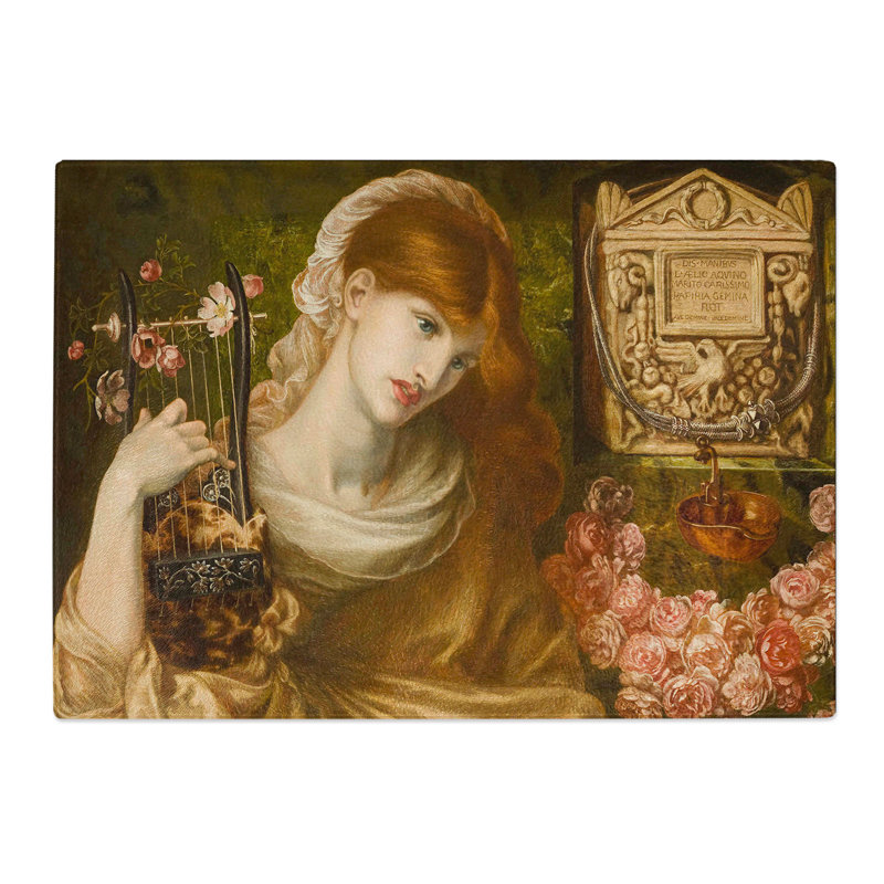 The Roman Window by Dante Gabriel Rossetti Chopping Board, 0.4cm H x 20cm W x 28.5cm L