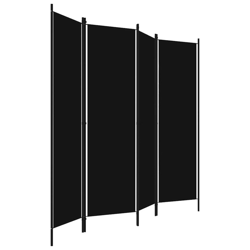 Paravent multi-couleurs, 4, H 70,87 po x l 78,74 po x P 1,6 po, Gris