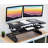 Mount-It! Height Adjustable Standing Desk Converter, 48 Wide Tabletop Desk Riser with Gas Spring