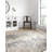 Eleanore Abstract Natural/Denim Area Rug-1215243353