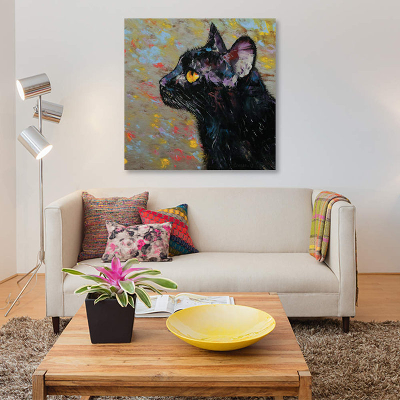 « décor© jã uev », reproduction sur toile, H 12 po x l 12 po x P 1,5 po