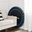 Mini trampoline 40 pouces silencieux pour adultes avec barre de réglage en mousse, bleu et noir