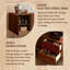 Buffet léger de luxe, armoire de vestibule, armoire de rangement rétro à contraste rouge-754857524