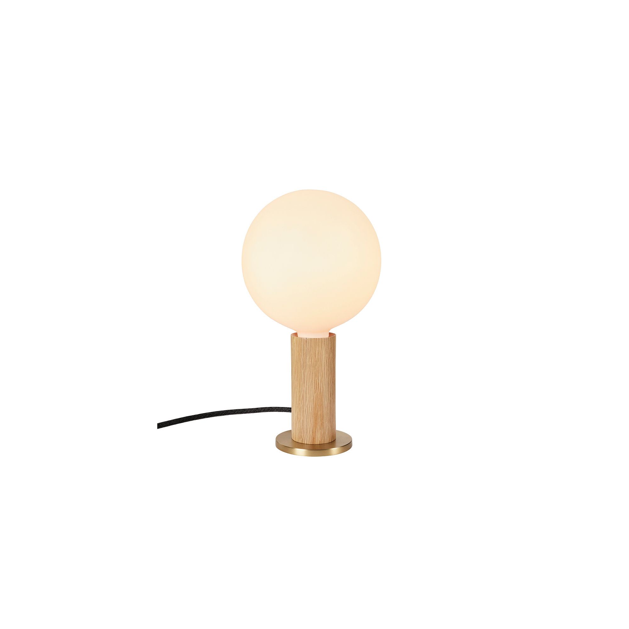 Knuckle Globe Lamp, Oak