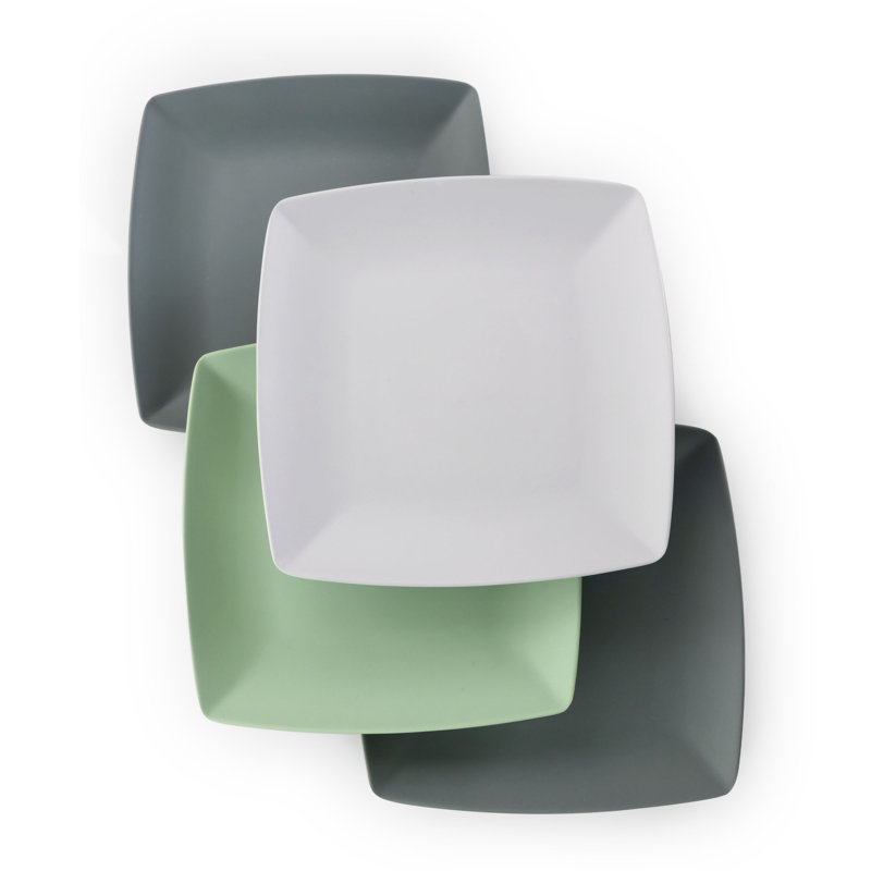 Assiette plate en mélamine 10,5 po Gibson Home Grayson