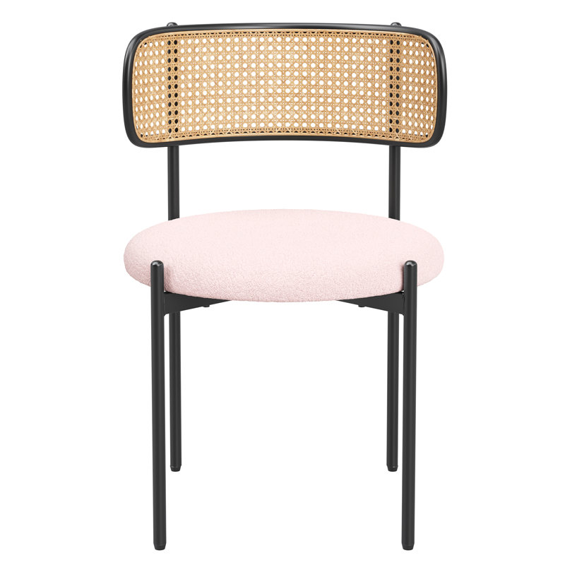 Boucle Fabric Upholstered Side Chair (Set of 4)