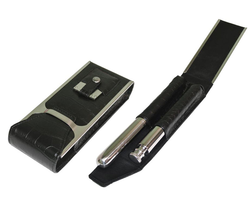 Stainless Steel Cigar Case, Yes, Georgia