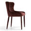 Chaises de salle à manger rembourrées à accoudoirs encastrés Modern Luxury-1496259871
