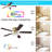 52'' Ceiling Fan with LED Lights