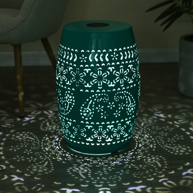 Table d'appoint SOLAR, couleur sarcelle, Teal