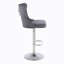 Tabouret de comptoir pivotant à hauteur réglable avec structure en métal-977340003-977340000