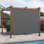 Écran de remplacement pour pergola rétractable mauve