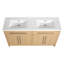 Ensemble de meuble-lavabo double 60 po avec lavabo-117800650
