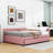 Tayson Full 2 Drawers Upholstered Daybed-129646082