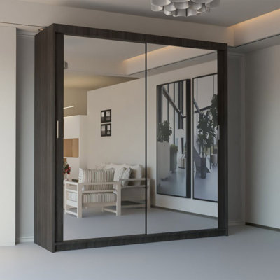 Ahmik 2 Door Manufactured Wood Wardrobe
