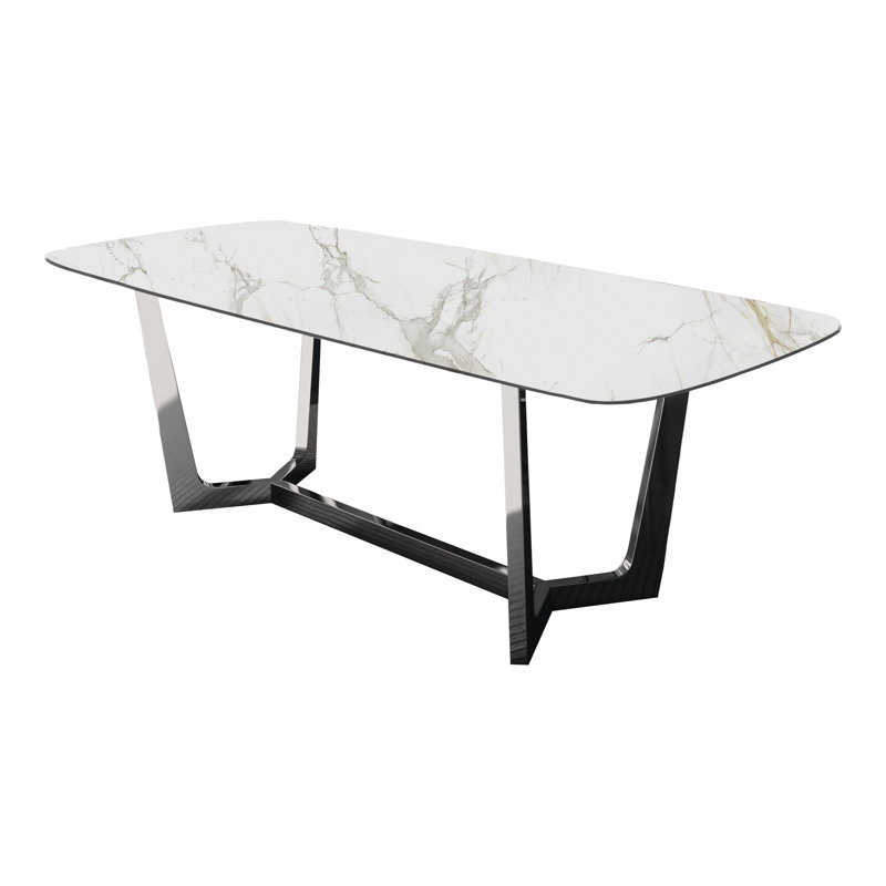 Table de salle à manger Coleraine, Argent