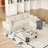 Bodie Upholstered Sectional Sofa with Reversible Recliner & Pillows-114863567