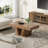 Lakeyia 43'' Coffee Table with 2 Drawers, Cocktail Center Table-30165292